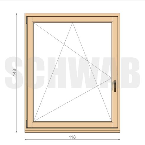 120x150 cm buk ny l fa ablak balos